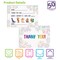 Better Office Products Kids Write-In Thank You Notecards & Envelopes for Boys and Girls, 4.25in. x 6in., 50PK 64632 - alternate 5